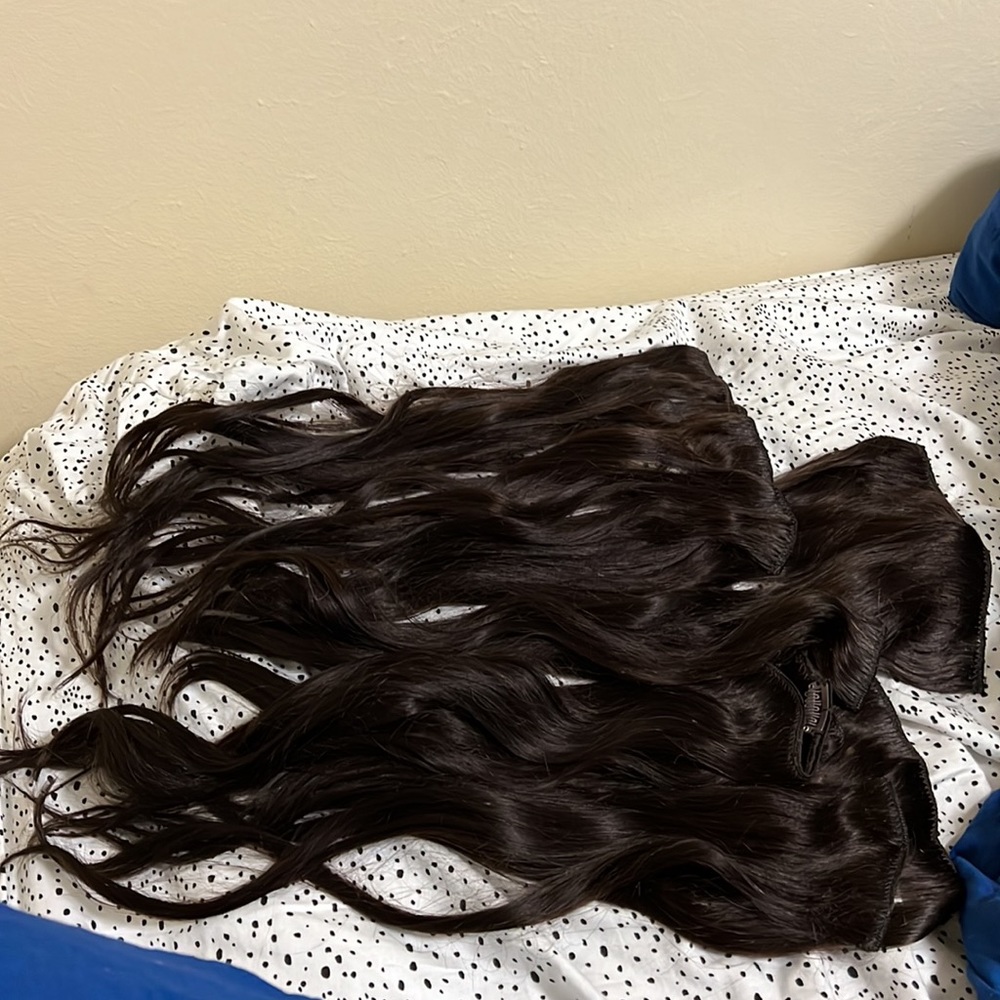 Hair extensions 16inches 200g. Royal chocolate brown #2